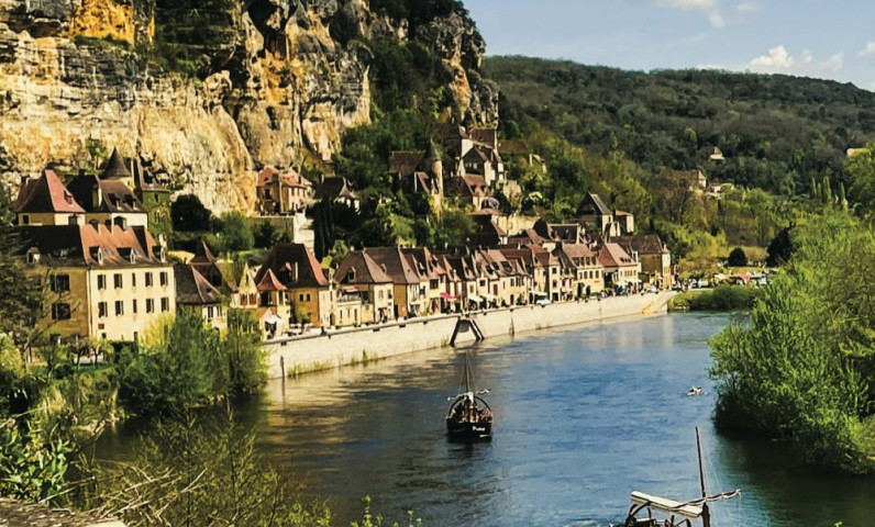 Map of Dordogne Valley