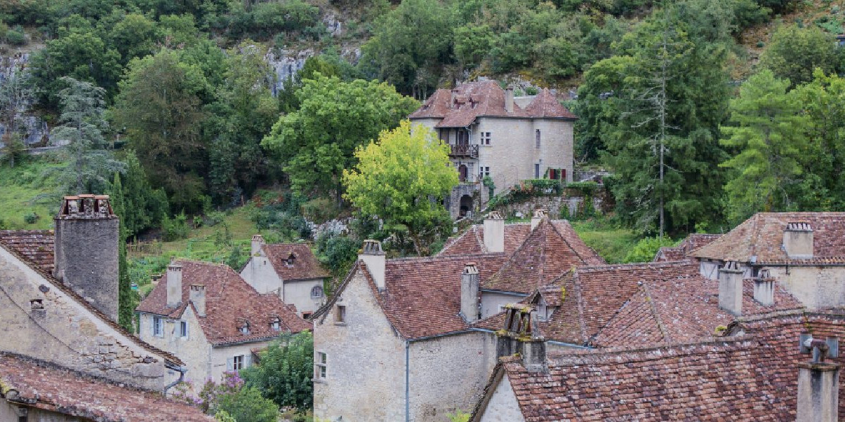 Beaux villages en Corrèze, France