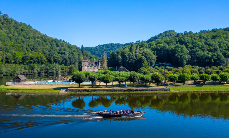 Balade en gabare en Dordogne