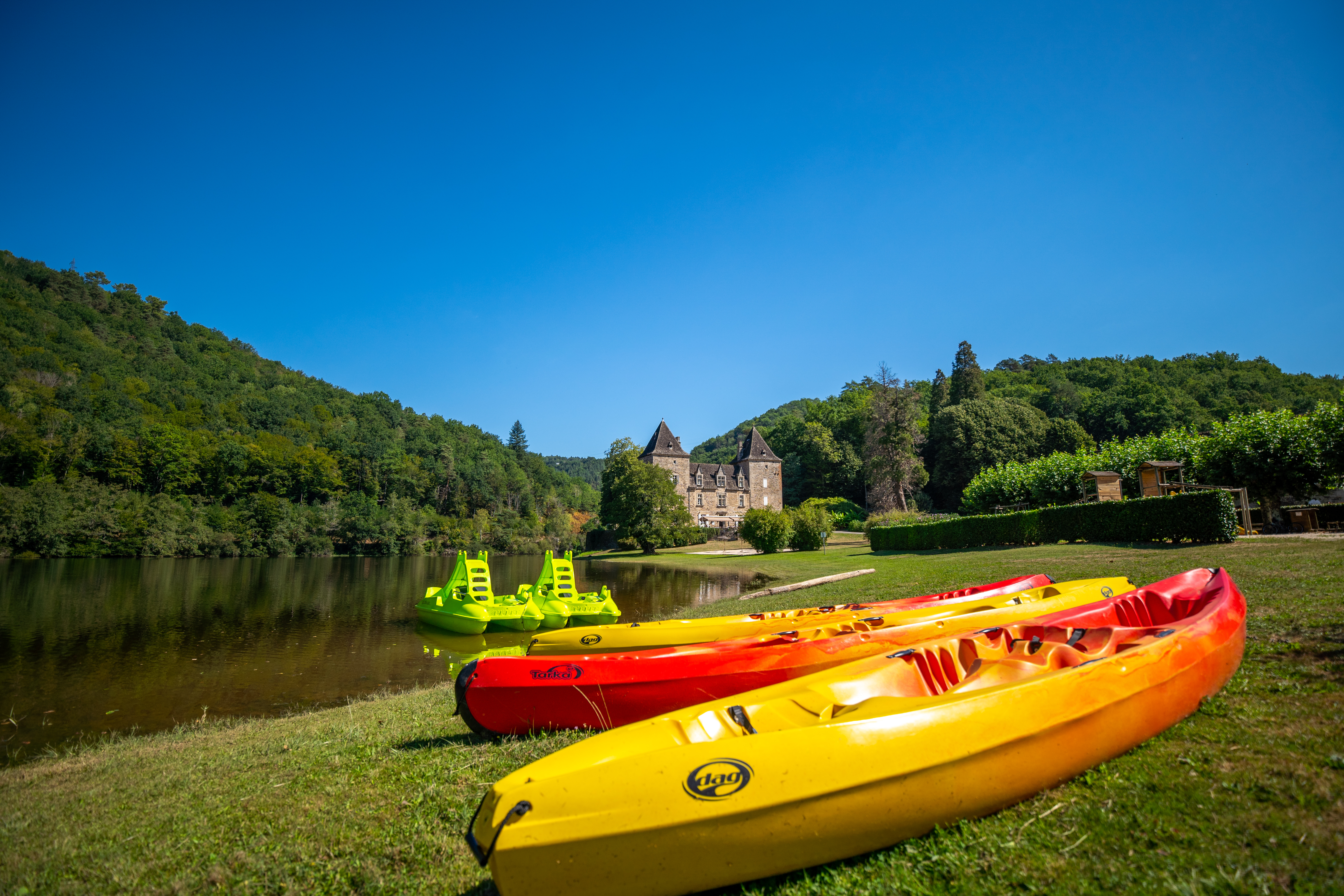 Camping Gibanel avec kayak