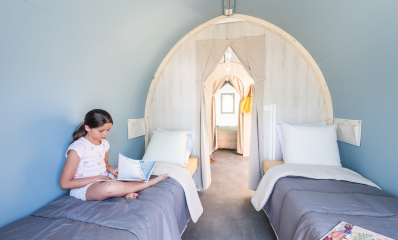 Camping Gibanel avec hébergement atypique