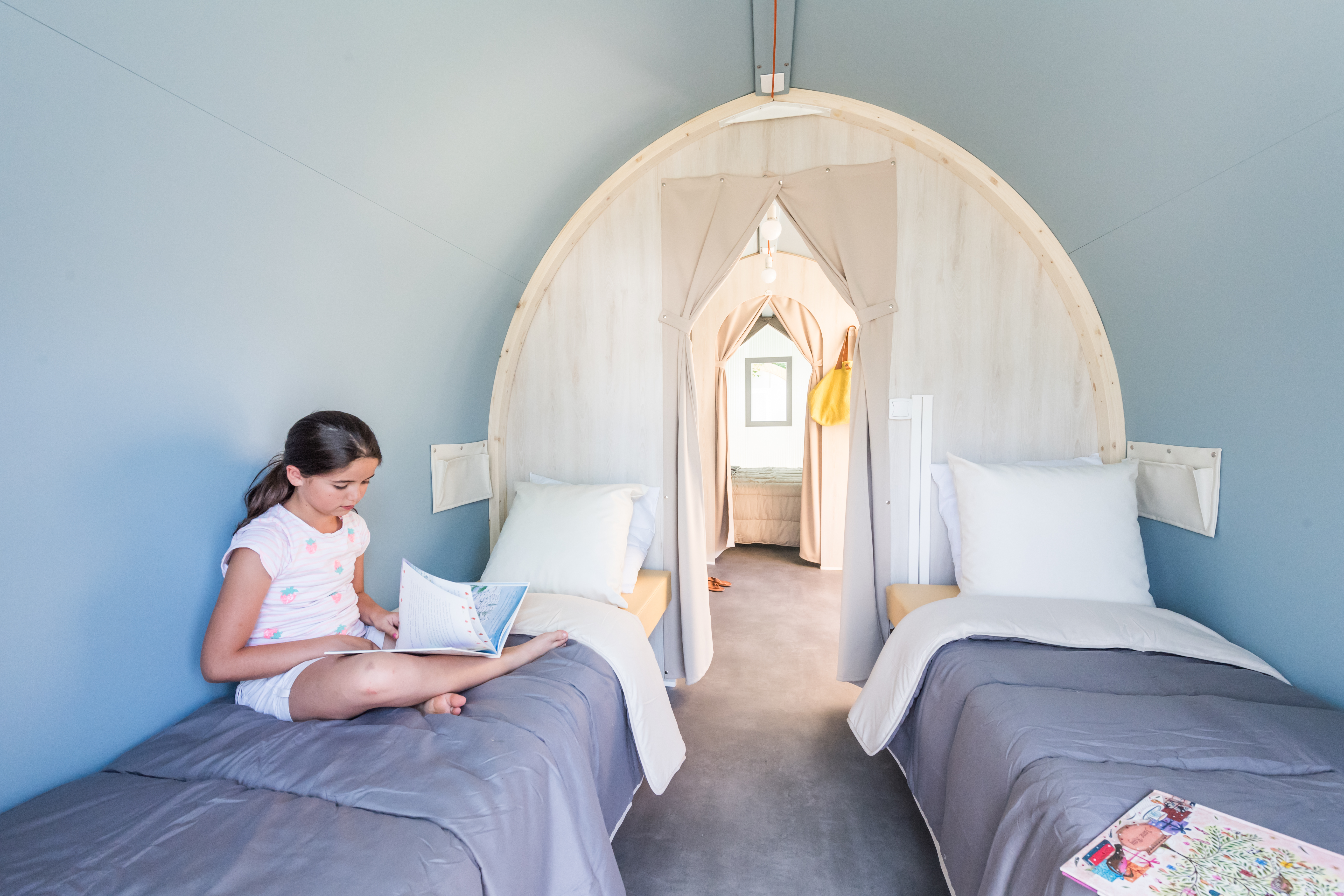 Camping Gibanel avec hébergement atypique