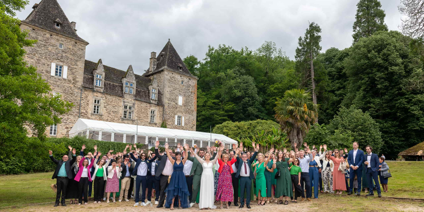 Mariage camping Gibanel